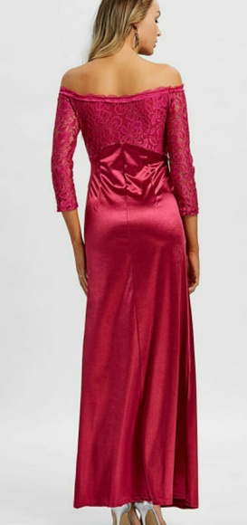 Lace with Satin dress - Picture 5 of 5